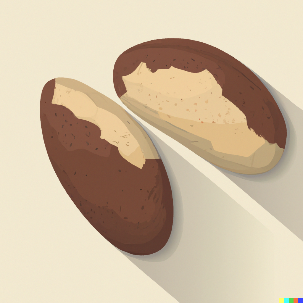 Brazil nut - rich on selenium